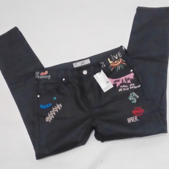 TOPSHOP Jamie High Waist Ankle Grazer Moto NWT - Picture 4 of 13